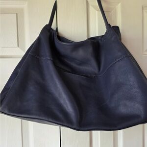 HOBO Blue Shoulder Bag Minimalist Design Spacious